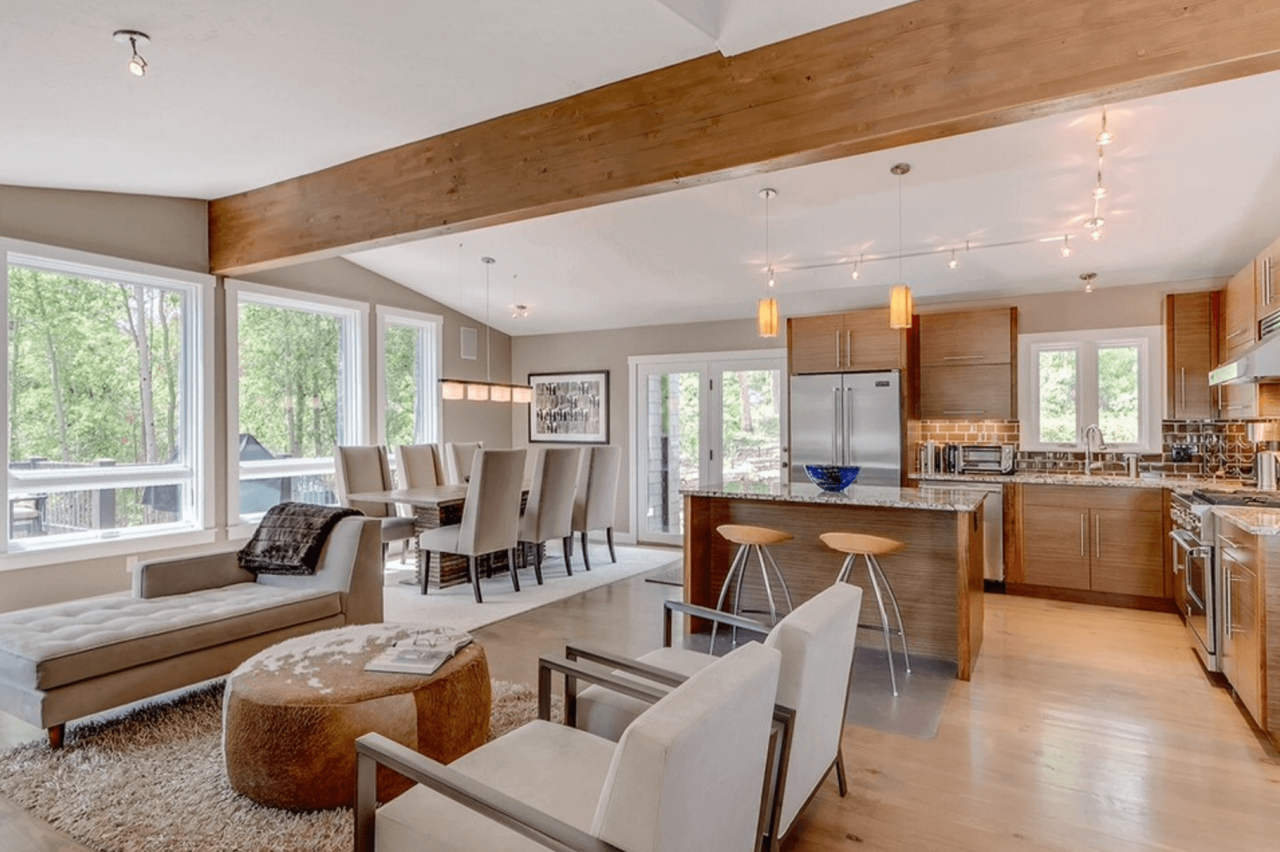 Open floor plan concept design plans ideas layout living room space designs how pictures gorgeous decorate spaces 1200 alqu